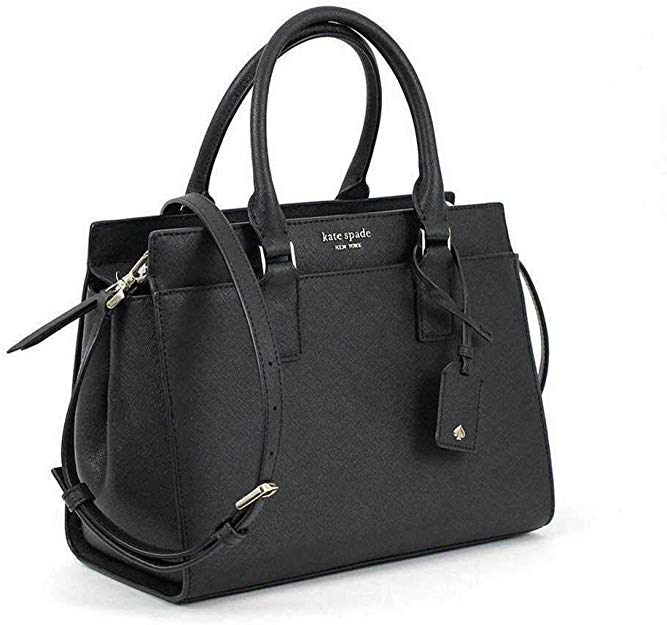 Kate Spade Cameron Saffiano Leather Medium Satchel Convertible Crossbody Bag Purse Handbag