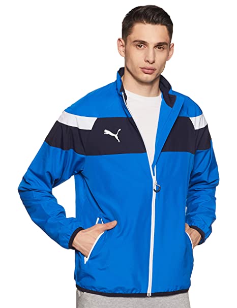 Puma Men's Track Jacket (654661021 Royal-White_Large)