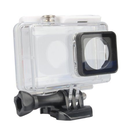 Newmowa Waterproof Case for Xiaoyi YI Sport Camera II 2 Xiaomi Yi 4K Action Camera (White )