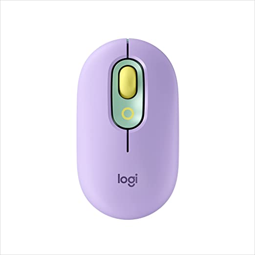 Logitech POP Mouse, Wireless Mouse with Customizable Emojis, SilentTouch Technology, Precision/Speed Scroll, Compact Design, Bluetooth, Multi-Device, OS Compatible - Daydream Mint