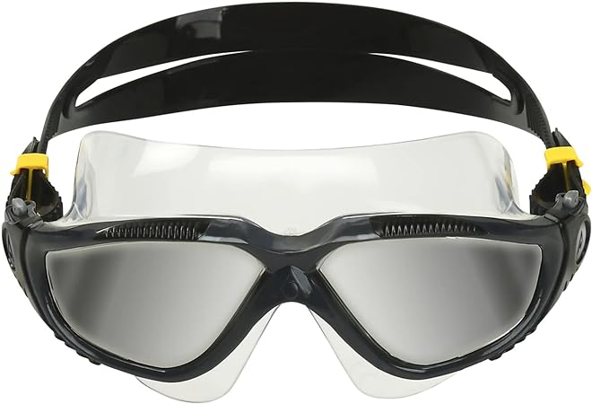 Aquasphere Vista Adult Unisex Swimming Goggles, Wide Distortion Free Vision, Anti fog & Anti Scratch Lens