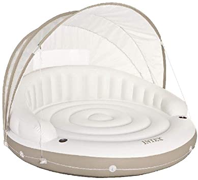 Intex Canopy Island Inflatable Lounge, 78" X 59"