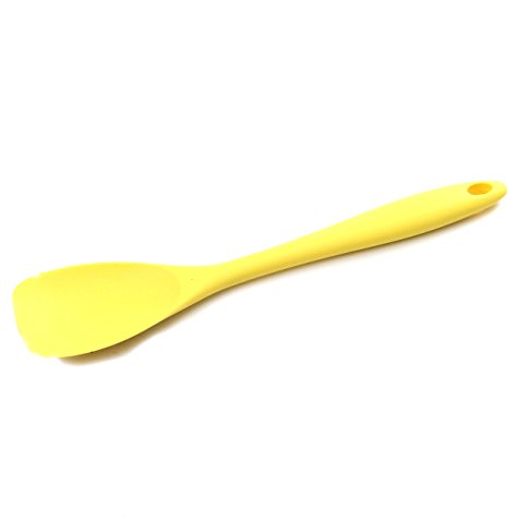 Chef Craft Premium Silicone Spoon Spatula, 11.5", Yellow