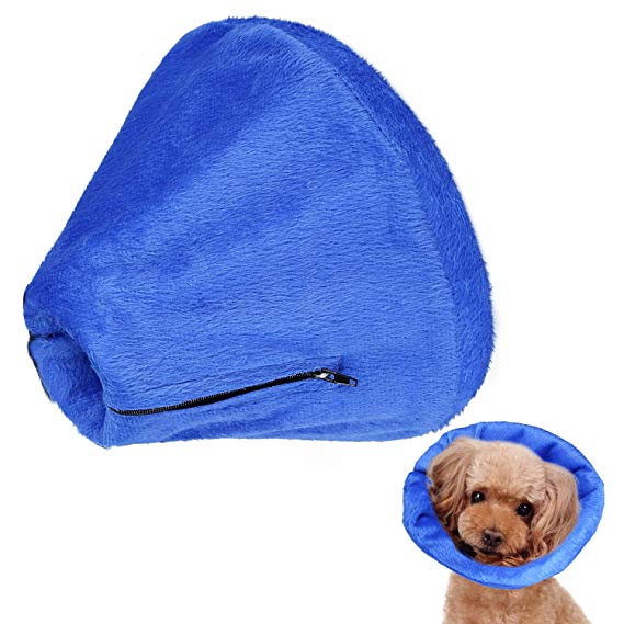 ONSON Dog Cone Collar Soft - Inflatable Dog Collars for After Surgery, Adjustable Soft Pet Recovery E-Collar, Comfy Cone for Small Medium Large Dogs Cats