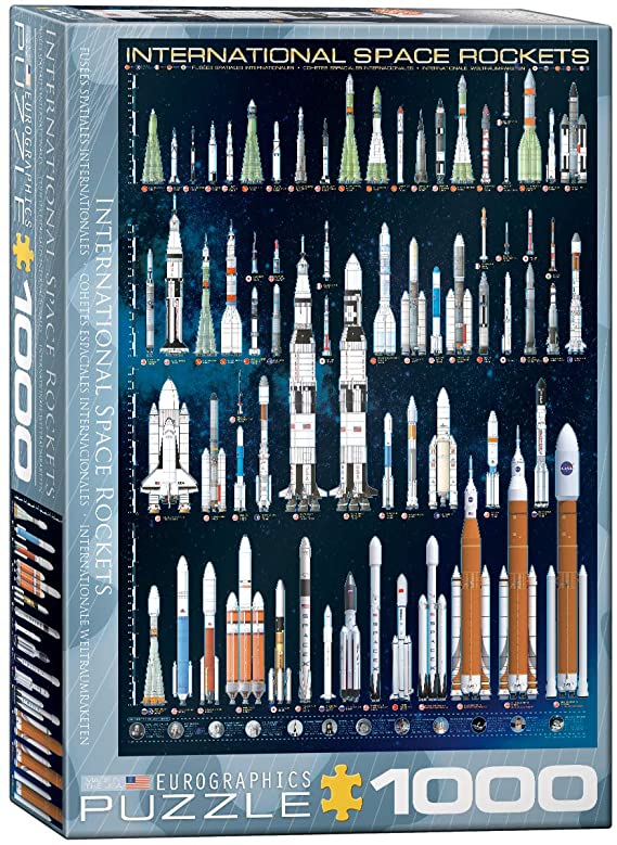 EuroGraphics International Space Rockets Puzzle (1000-Piece) (6000-1015)