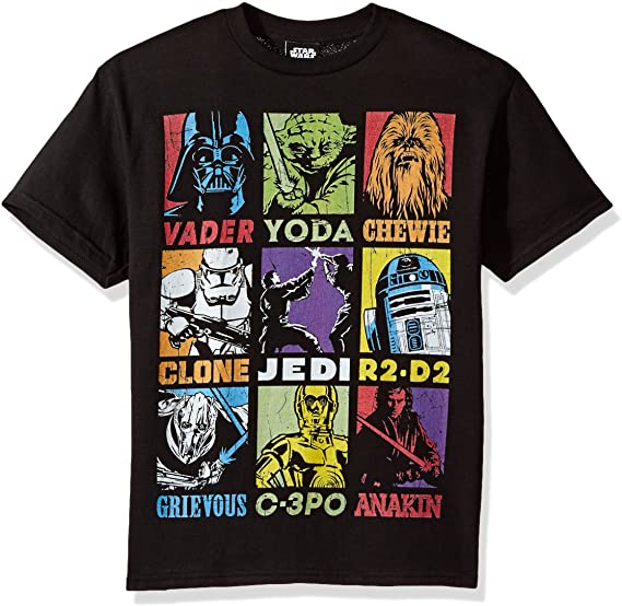 Star Wars Boys' Big Pop Art Revenge Players Graphic Tee