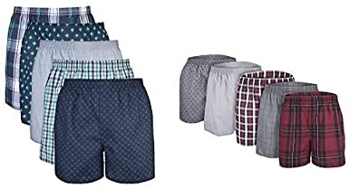 Gildan Men's Woven Boxer Underwear Multipack