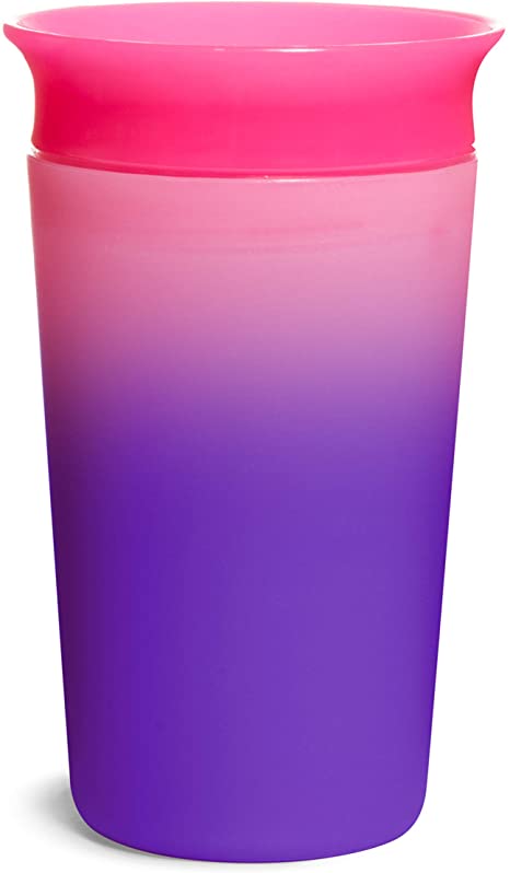 Munchkin Miracle 360 Color Changing Sippy Cup, 9 Oz, Pink