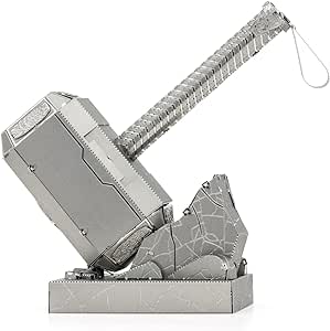 Metal Earth Marvel Mjolnir Thor's Hammer 3D Metal Model Kit Fascinations