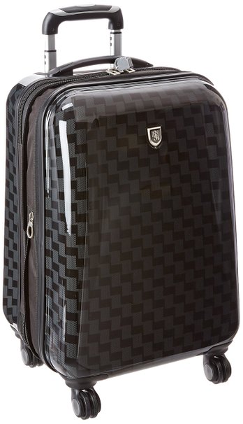 Beverly Hills Country Club Hillcrest 21 in. Carry-on PC Film Hardside Expandable Spinner Luggage