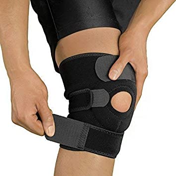 Skudgear Knee Support, Open-Patella Brace for Arthritis, Joint Pain Relief, Injury Recovery with Adjustable Strapping & With Breathable Neoprene Material