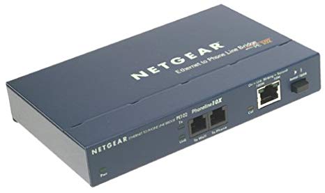 Netgear PE102 10MBPS(10BASE-T) Home Phoneline RJ11 Ethernet RJ45 Bridge