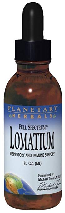 Planetary Herbals Lomatium Full Spectrum Liquid, Respiratory and Immune Support, 4 Ounces