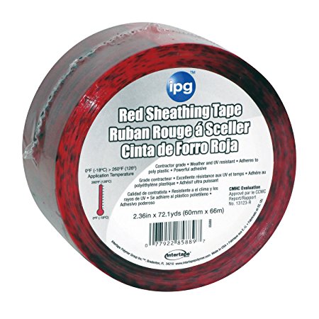 Intertape Polymer Group 85561 Sheathing Tape, 1.88-Inch x 54.6-Yard, Red