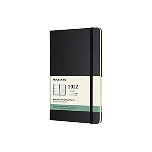 Moleskine 2022 12-Month Weekly Large Hardcover Notebook