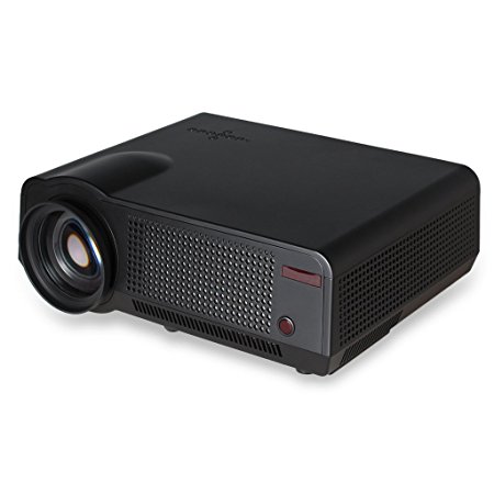 Excelvan 2700 Lumens Wireless WIFI Internet Projector - Black