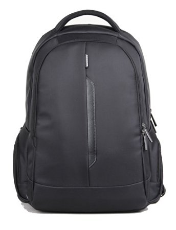 Kingsons Water Resistant Slim and light Executive Series 15.6" black Laptop Backpack with concealed Pocket for travel Essentials and Air Passage Tech