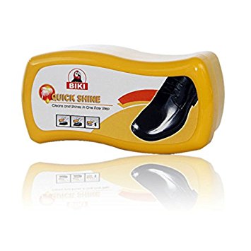 FINCO(TM) Shoe Quick Shine Brush, Instant Express Leather Boot & Shoe Shine Sponge - Fits in Purse or Bag
