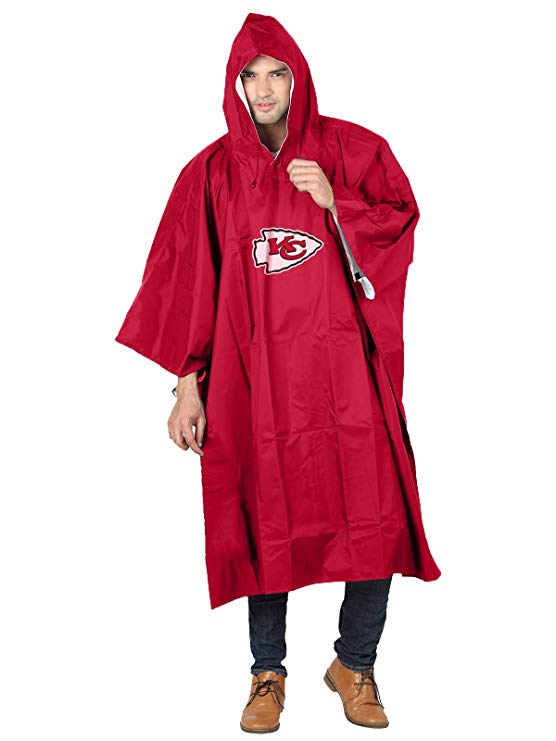 Officially Licensed NFL "Deluxe" Poncho, 44" x 49"