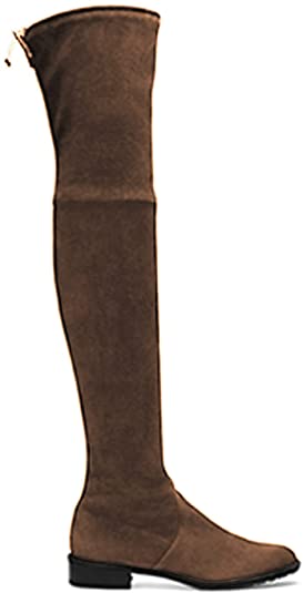 Charles Albert Women's Sexy Stretch Faux Suede Over The Knee Thigh High Heel Boots