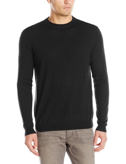 Oxford NY Men's Wool-Blend Crew-Neck Sweater