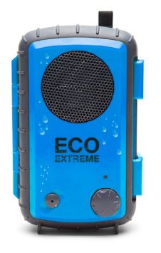 Eco Extreme 35mm Aux Waterproof Portable Speaker Case Blue