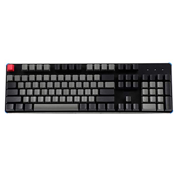 NPKC Black Gray Mixed Dolch Thick PBT 104 87 61 Keycaps OEM Profile Key caps for MX Mechanical Keyboard(104 Blank)