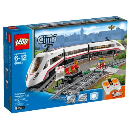 LEGO City Trains High-speed Passenger Train 60051 Building Toy