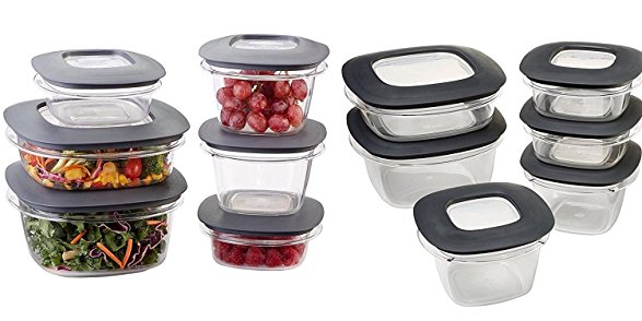 Rubbermaid Premier 22-piece Food Saver Storage Container Set with Easy Find Lids