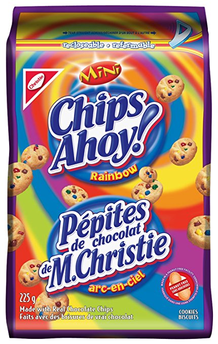 Chips Ahoy! Mini Rainbow 225 Gram (Pack of 2)