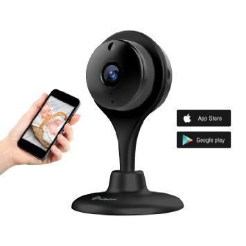 720P HD Day/Night Camera,miSafes Wireless Wi-Fi 720p HD Night Vision Security Camera Wireless Wi-Fi Baby Monitor Pets Cam Remote Home Guardian with 2-way Audio for IOS Android iPhone iPad Samsung HTC LG Sony Google Nexus Huawei (720-Black)