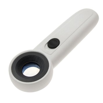 High Power 40x Lighted Magnifying Glass Hand Held Magnifier