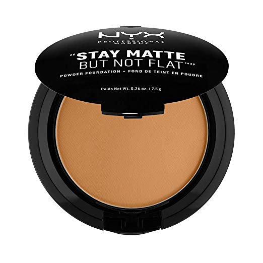 NYX PROFESSIONAL MAKEUP Stay Matte but not Flat Powder Foundation, Deep Golden, 0.26 Ounce