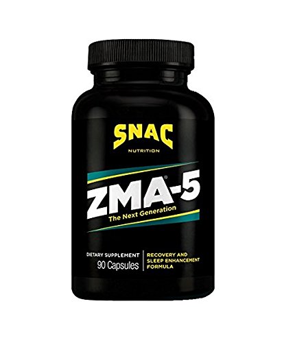 SNAC ZMA-5 With 5-HTP Recovery and Sleep Enhancement Formula, 90 Capsules