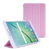 WOFALA Samsung Galaxy Tab S2 80 case-Ultra Slim Lightweight Smart-shell Stand Cover Case With Auto SleepWake Feature For Samsung Galaxy Tab S2 80 inch TabletPink