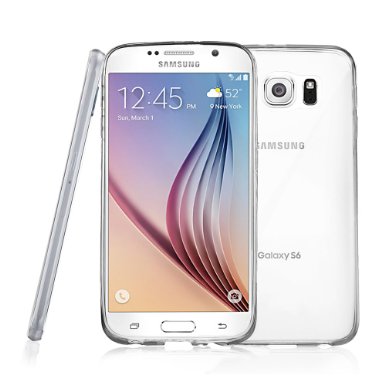 Samsung Galaxy S6 Ultra Slim Clear Case Case Army Scratch-Resistant Worlds Thinnest Ultra Flexible Slim Clear Case for Samsung Galaxy S6 Silicone Crystal Clear Shock-Dispersion Technology Cover with TPU Bumper Limited Lifetime Warranty