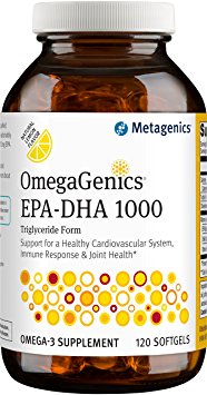 Metagenics OmegaGenics EPA-DHA 1000 Dietary Supplement, 120 Count