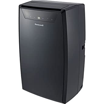 Honeywell Classic Portable Air Conditioner with Dehumidifier & Fan, Cools Rooms Up to 500 Sq. Ft. with Drain Pan & Insulation Tape, (Black) MN1CFSBB8, 29.400