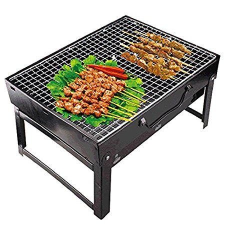 Royal Charcoal BBQ Grill Oven Set (Black, 4-Pieces, Metal)