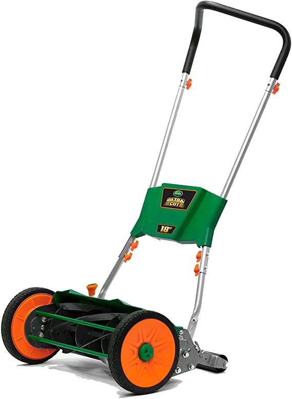 Scotts 515-18S Ultra Cut Reel Lawn Mower, 18-Inch, Green