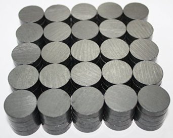 X-bet MAGNET ™ - Ceramic Industrial Magnets - Round Disc - Ferrite Magnets Bulk for Crafts, Science&hobbies - Grade 5 - 100pcs/box!