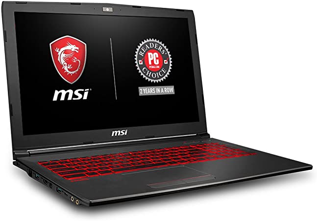 MSI GV62 8RE-061 15.6" Full HD Gaming Laptop: Core i5-8300H, NVidia GTX 1060, 8GB RAM, 256GB SSD