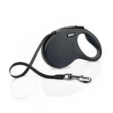 Flexi New Classic Retractable Dog Leash, Tape, For Dogs up to 110 lbs