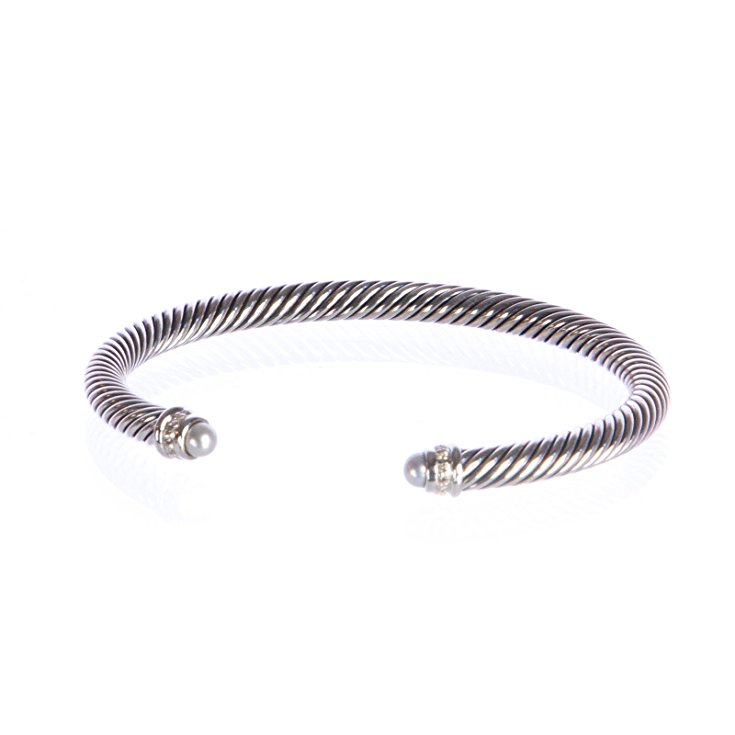 DAVID YURMAN Sterling Silver Cable Classics Bracelet 5mm