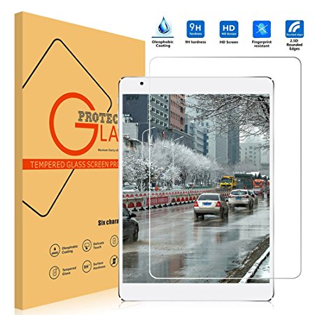 For 9.7" Teclast X98 Air III, X98 Plus, X98AIR 3G, X98AIR II, X98PRO, P98 4G Screen Protector Tempered Glass, Popsky High Definition HD Anti-shatter Rounded Edge Protective Film