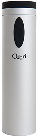 Ozeri OW08A Fascina Electric Wine Bottle Opener and Corkscrew, Silver