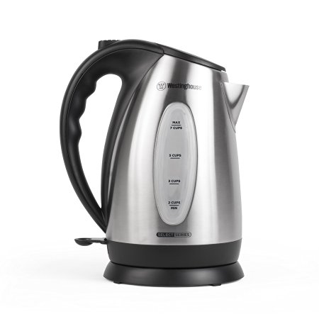 Westinghouse WKE10SSA Select Series 7 Cup Stainless Steel Electric Kettle, 1.7 Liter - Amazon Exclusive