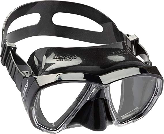 Cressi Adult Dive Mask with Inclined Lens for Scuba Diving - optical lenses available | Big Eyes: made in Italy