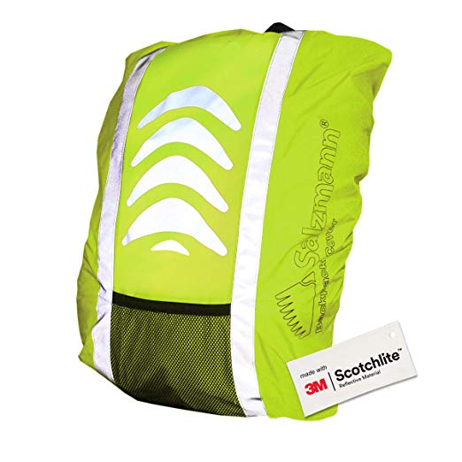 Salzmann 3M Reflective Rucksack Cover | High Visibility, Waterproof, Weatherproof | Made with 3M Scotchlite