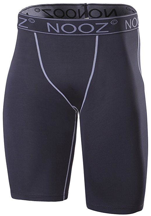 Nooz Men's Knee-high Cool Dry Compression Baselayer Shorts Pants Capri Tights